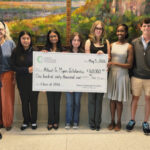 2026 Albert G. Myers Scholarship Recipients (Pictured left-right): Israel Aladekoba, First Gaston Foundation Advisor Ring Stafford, Daniella Alejos, Zalak Mehta, Lillian Morin, Alexis Odell, Zaniah McDowell, Eli Grant, and Scholarship Officer Nina Greene (not present: Helanea Killian).