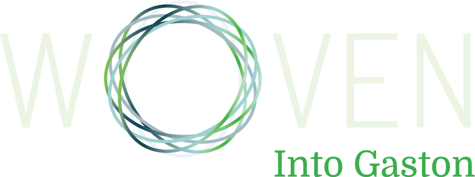 Woven Into Gaston logo